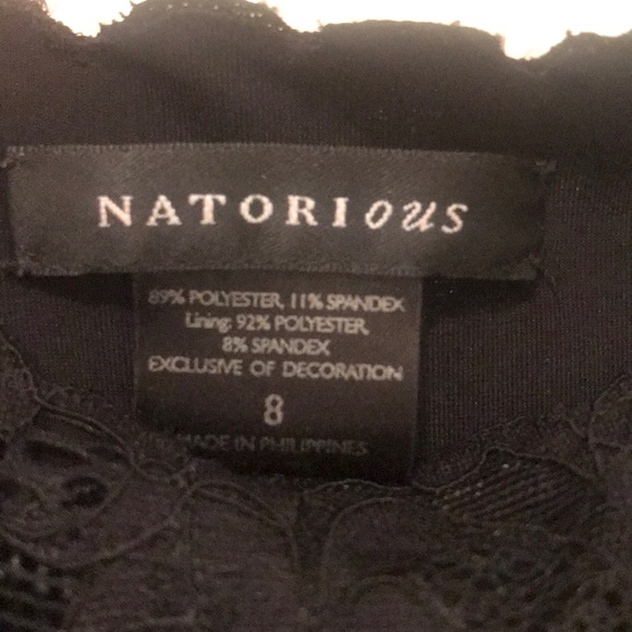 🔥🔥Natori black lace scoop neck dress. Worn once - Picture 10 of 13